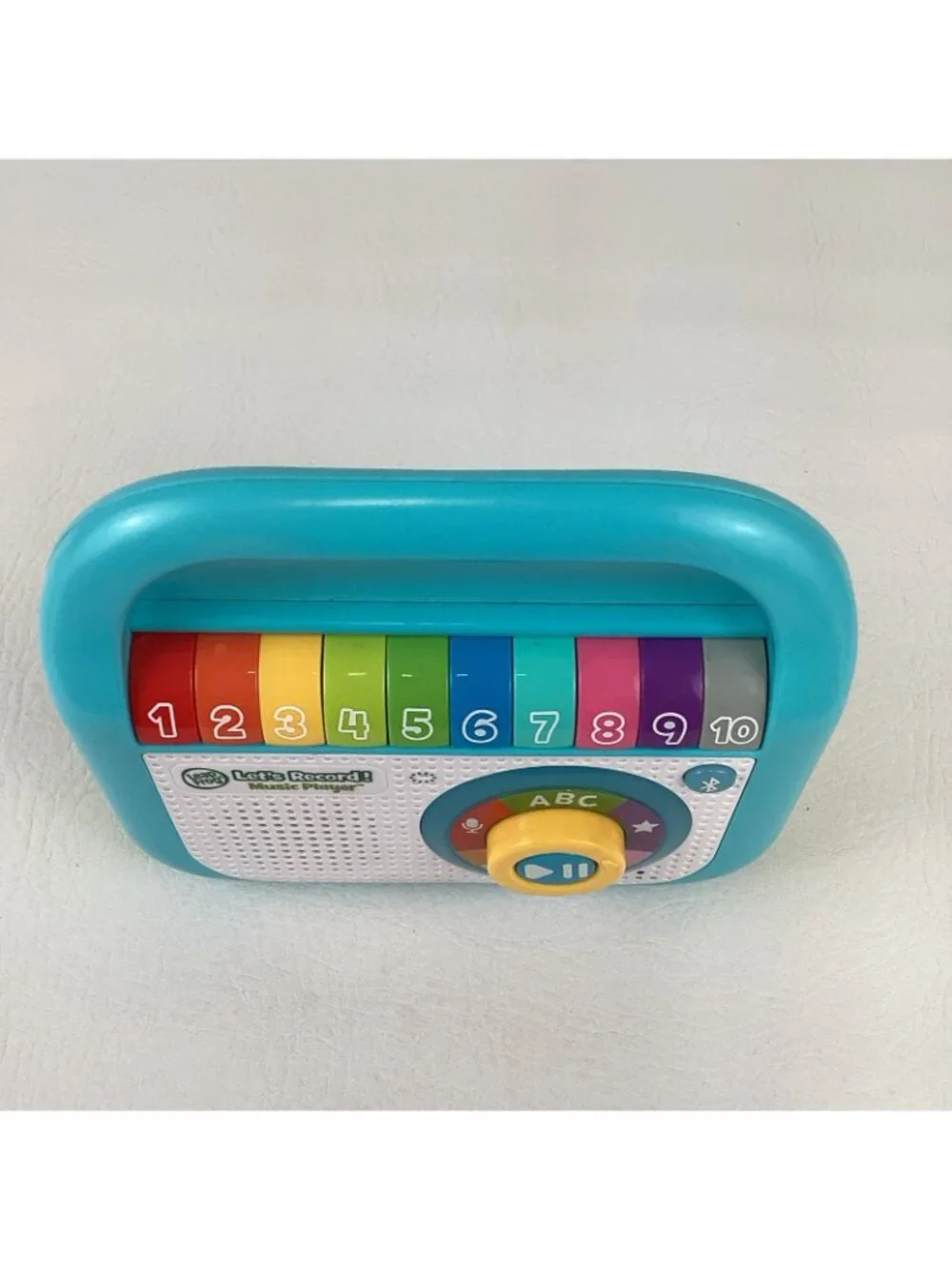 Leap Frog Let's Record Music Player Learning Songs Lullabies Bluetooth Toy WORKS